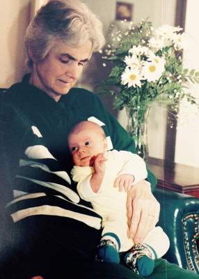 Helen Morris with grandson Michael